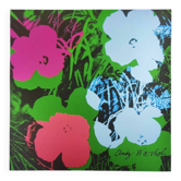 Limited Edition Lithograph "Flowers" by Andy Warhol, 1980s, Published by CMOA