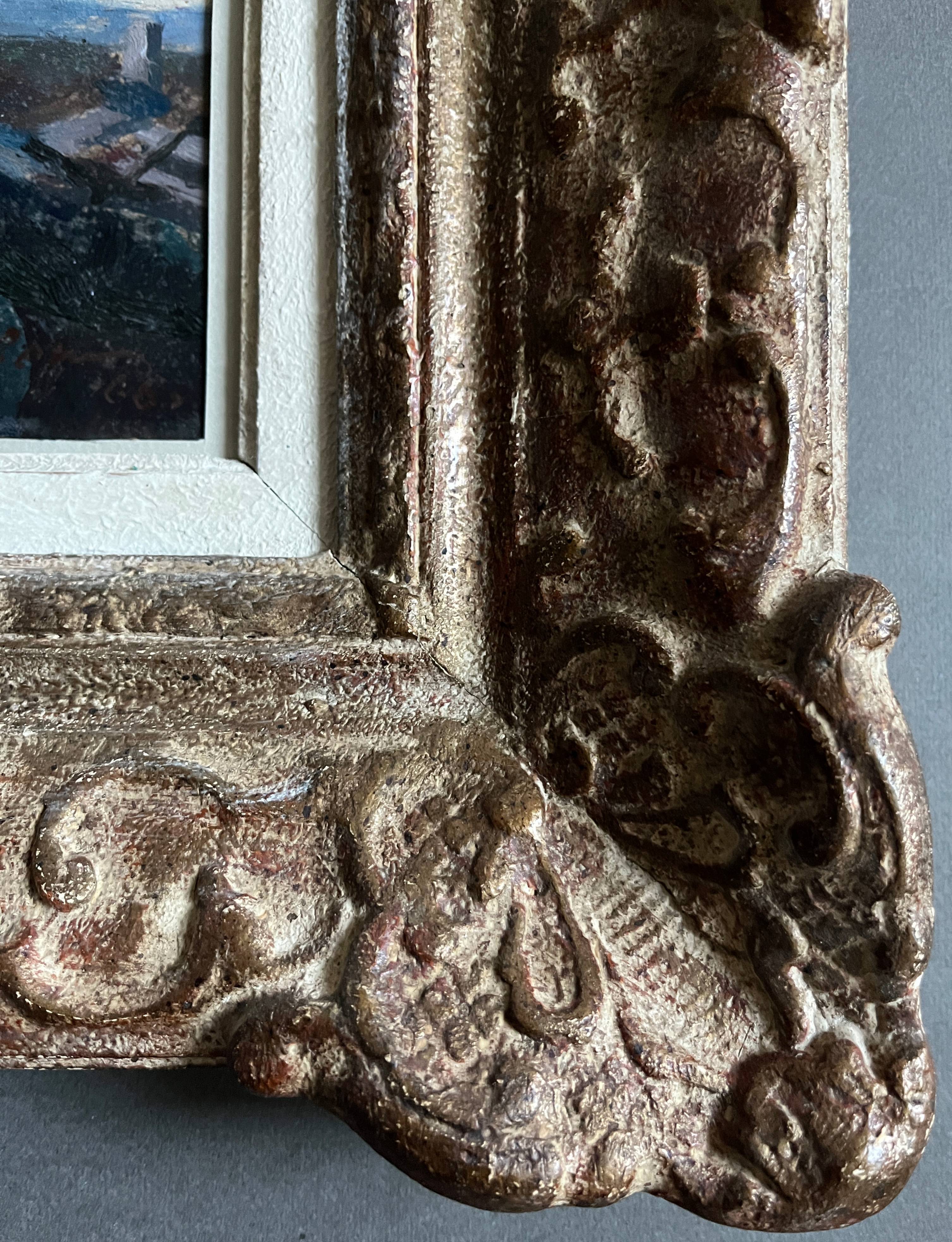 Painting HSP Samouchine (kyiv church) "The Mongol" St Petersburg 1966 Russian