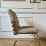 Vintage chrome armchair