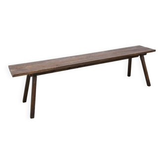 Artisanal bench 1960 brutalist 175cm