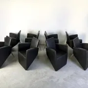 J. Lang armchairs by Philippe Starck for Driade, 1980s, set of 8