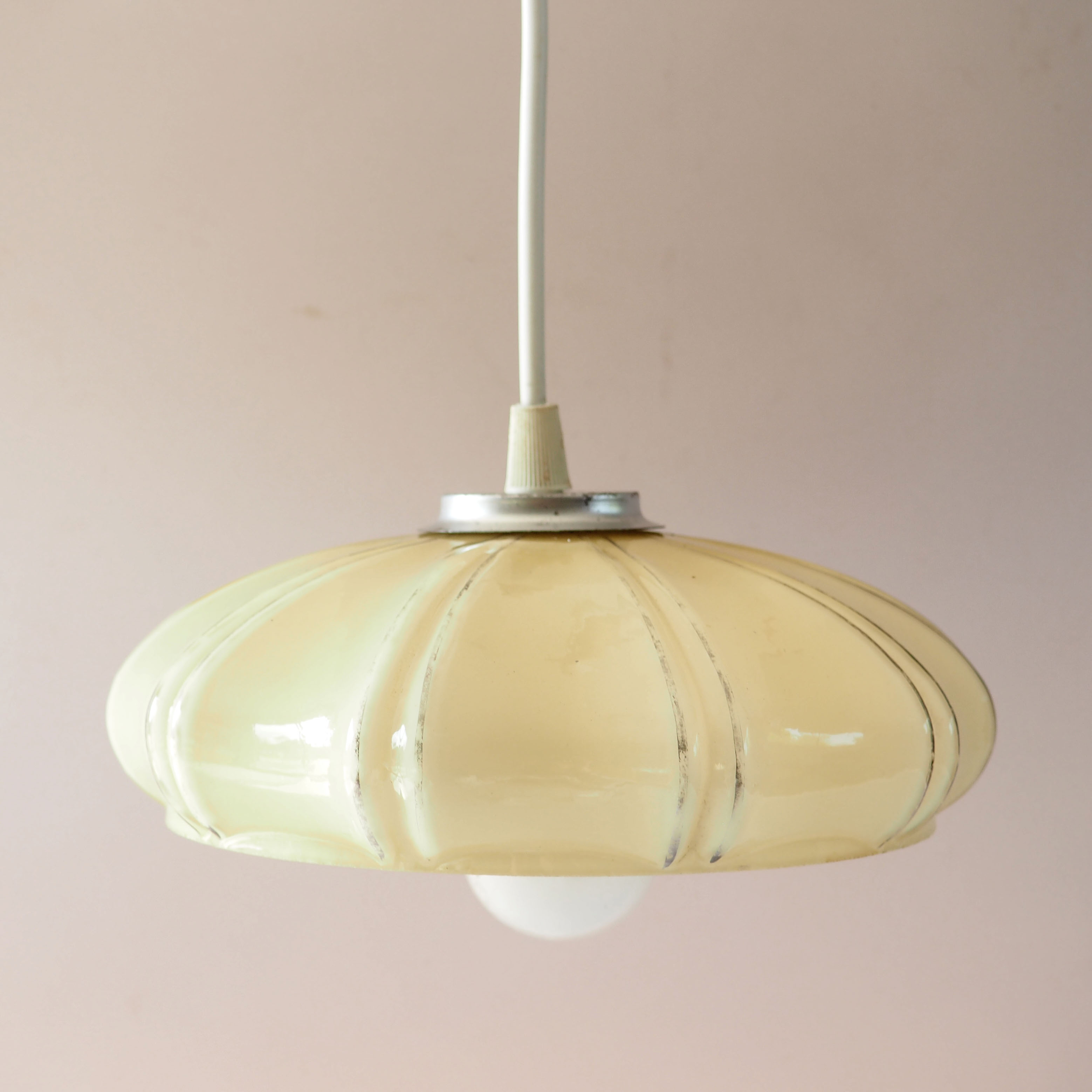 1940s glass suspension