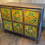 Buffet tibétain 4 portes.