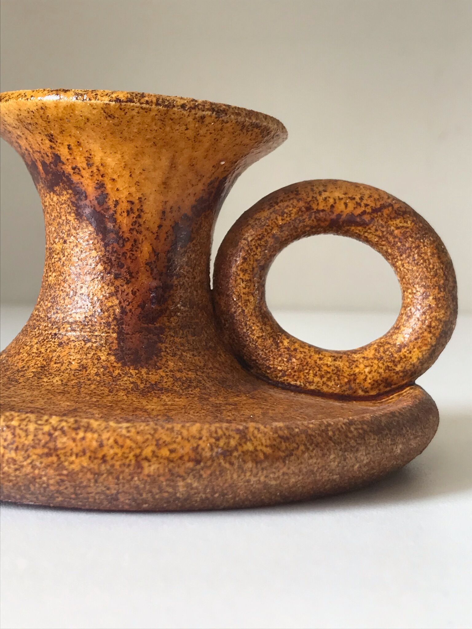 Ceramic candle holder accolay vintage design 60 years
