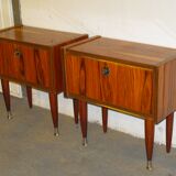 Pair of bedside 50s-60s.