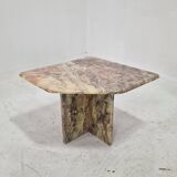 Italian Marble Coffee or Side Table, 1970s