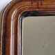 Miroir à poser vintage de style louis philippe 37 cm x 32 cm