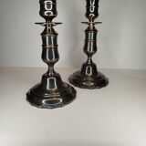Pair of Saint Medard candlesticks
