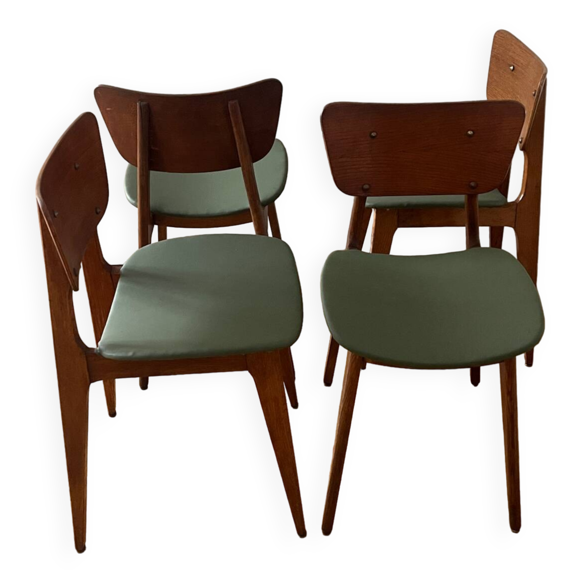 Set of 4 50s chairs