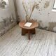 Constructivist gueridon 1950 mahogany