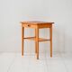 Table de chevet vintage scandinave en chêne clair