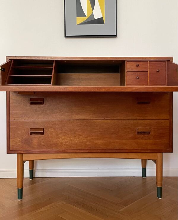 Commode Vanity en Teck par Borge Mogensen