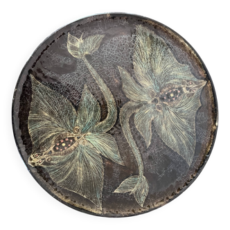 Glazed ceramic dish - Jean Claude TABURET