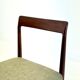 Set of 4 Lübke dining chairs with rosewood