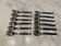 Box of 12 oyster forks. Silver-plated. Boulenger.
