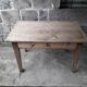 Table de ferme rustique 115 cm