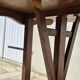 Petite table vigneronne ronde rabatable