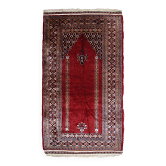 Tapis Vintage Boukhara en Laine, Années 1960, Éclat et Tradition