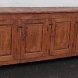 Antique wooden sideboard with 4 doors