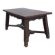 Very beautiful solid wood coffee table with pretty sculpture