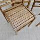 Set of 4 chairs René Gabriel, 50s, Reconstruction