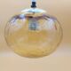 Suspension Parscot Globe amber
