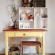 Old wooden shelf