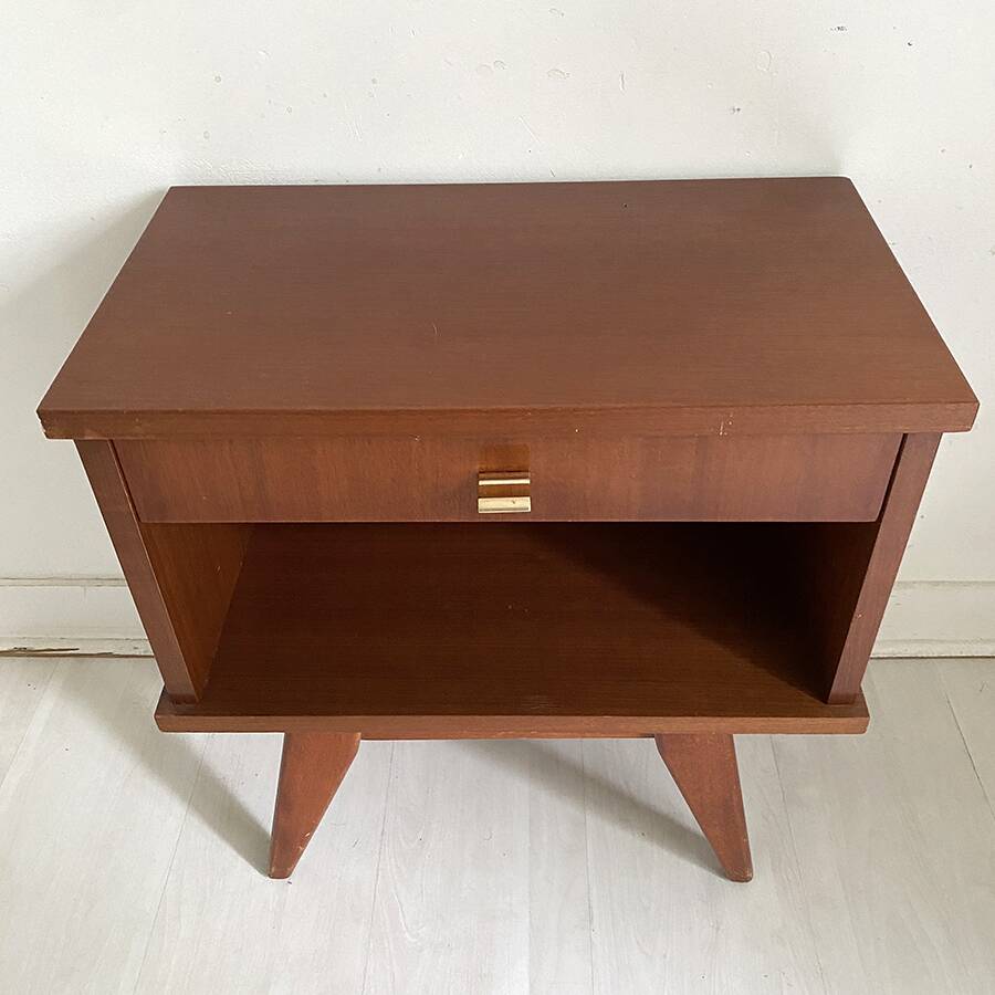 Vintage 60's bedside table