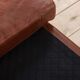 Brown aniline leather sofa, 1970/80s