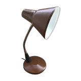 Office lamp workshop metal brown - flexible arms chrome 70vintage