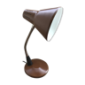 Office lamp workshop metal brown - flexible arms chrome 70vintage