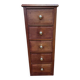 Antique oak chest of drawers - late 19th/early 20th century.
