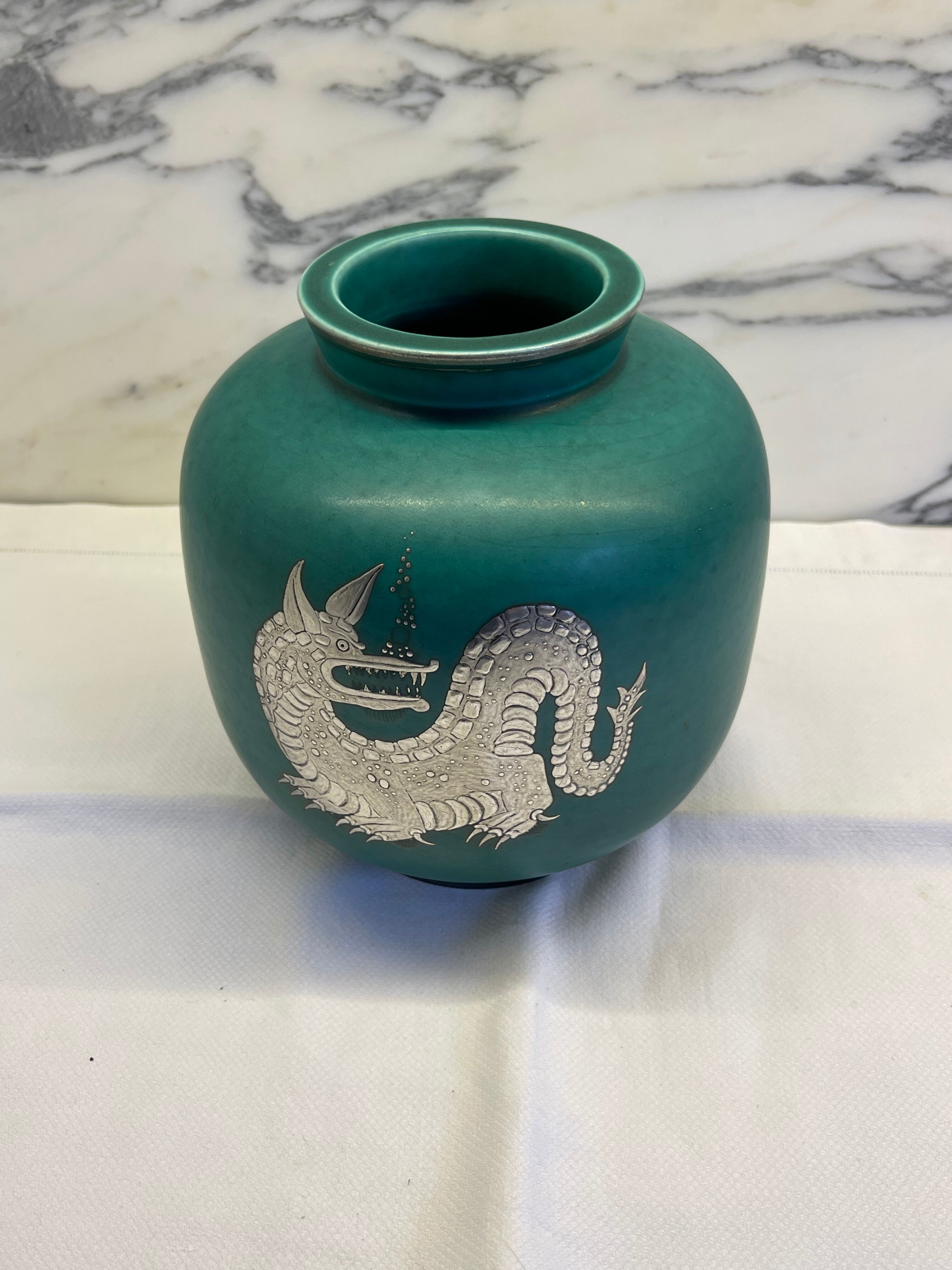 Gustavsberg Argenta Wilhelm Kage vase