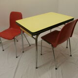 Formica table and two chairs