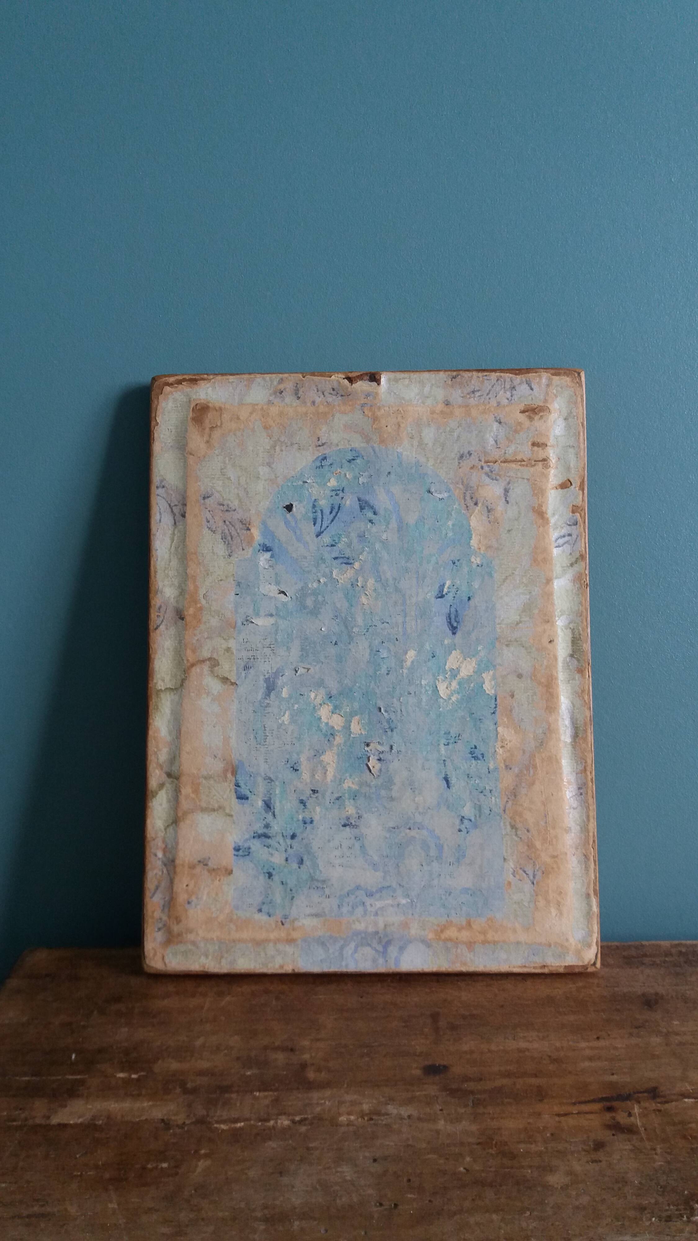 Wooden frame mirror 24 x 17.7