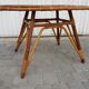 Vintage 1950 rattan coffee table