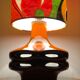 Lampe space age Devil céramique Stein - vintage Germany 70s