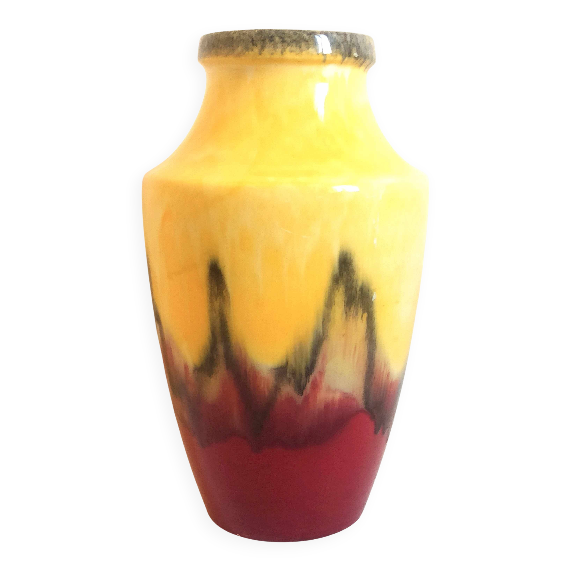 Vase céramique West Germany Hauteur 40 cm