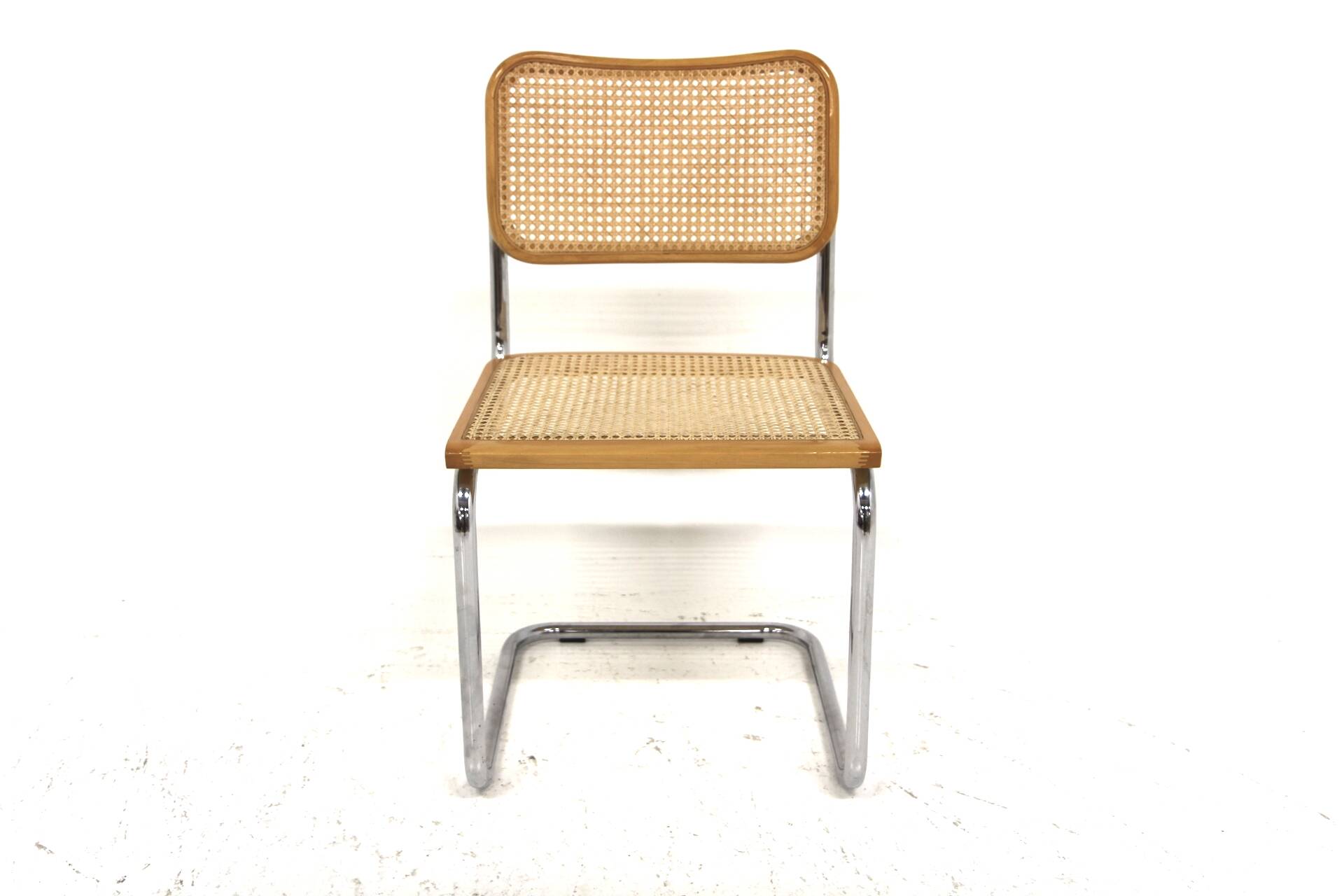 Set of 6 "B32" chairs, Marcel Breuer, Italy, 1990