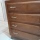Old vintage chest of drawers Scandinavian compass feet