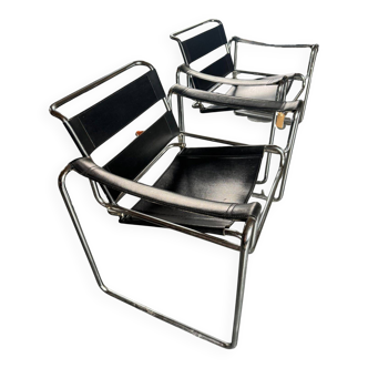 Pair of Wassily B3 Armchairs