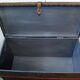 Old chest trunk wood studded