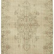 Tapis en laine 240 cm x 372 cm laine beige