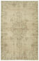 Hand-Knotted Persian Vintage 1970s 240 cm x 372 cm Beige Wool Carpet