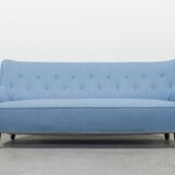 Swedish modern elegant Carl Malmsten sofa 'Samsas' by OH Sjögren, 1960's