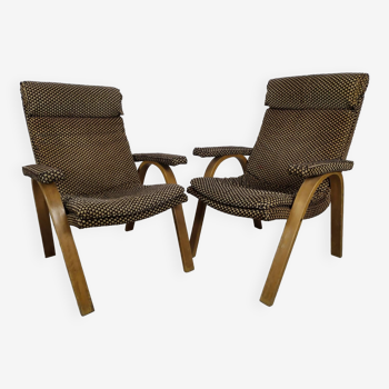 2 vintage Baumann armchairs