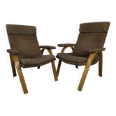 2 vintage Baumann armchairs