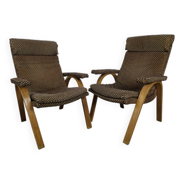2 vintage Baumann armchairs