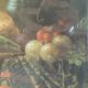 Tableau nature morte reproduction vintage cadre bois