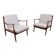 Vintage teak lounge chair, retro 1960s–70s style.